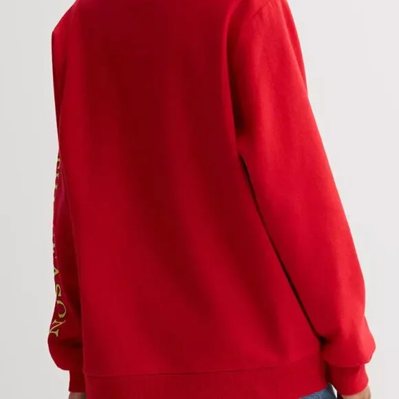 Juniors' Peanuts Snoopy Tis The Season Graphic Pullover XL - Picture 6 of 6